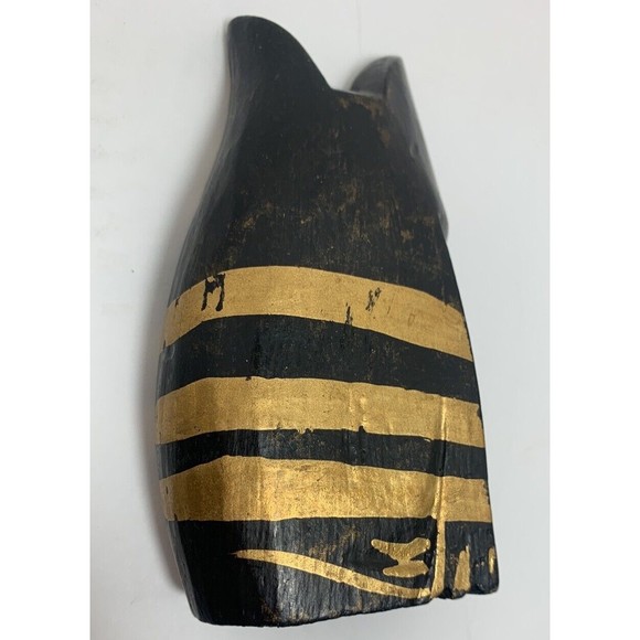 “”SOLD”” Wood Hand Painted Carved Laurel Burch Cat Figurine Single Replacement - Picture 5 of 10